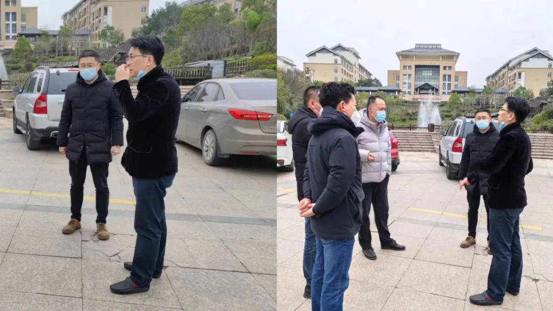 市众彩网公司向导深入金泰公司开展春节前清静检查及疫情防控督导事情